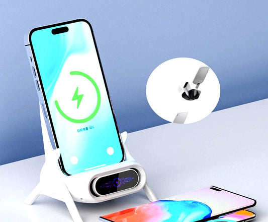 Mini Wireless Fast Charger Multifunctional Phone Holder